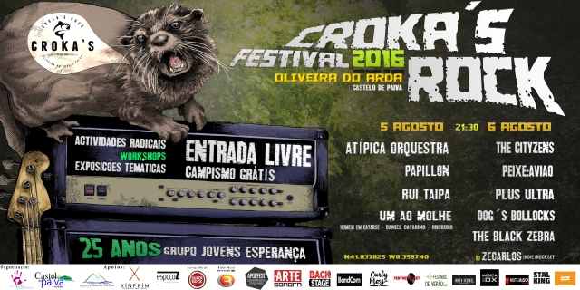 Festival Croka’s Rock regressa às margens do Rio Arda