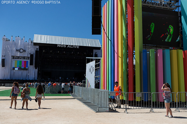 Nos Alive recebe novo espaço de arte urbana Nos Alive recebe novo espaço de arte urbana