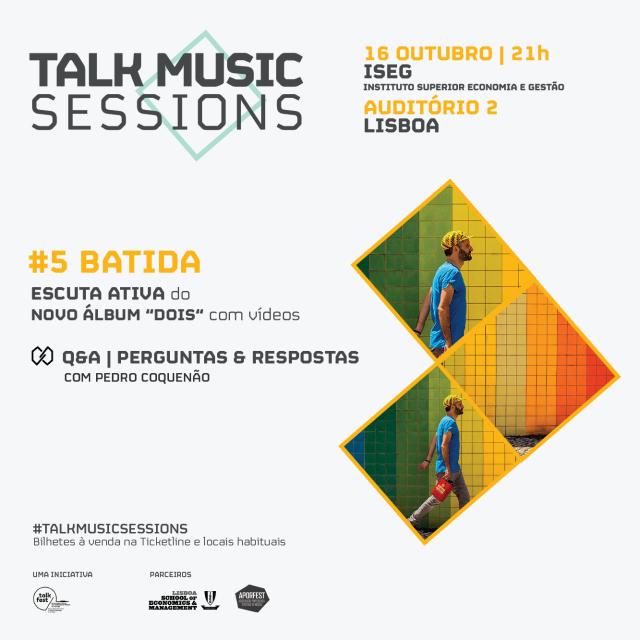 Batida na próxima Talk Music Session