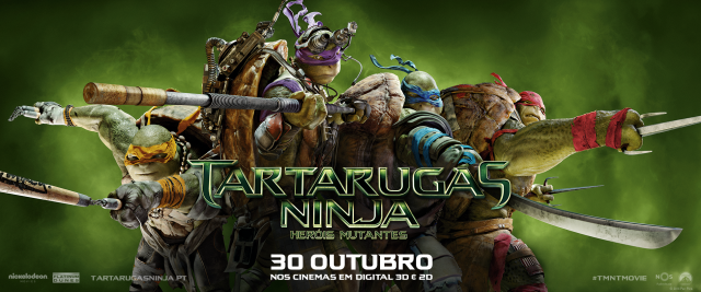 Ganha convites para as antestreias de Tartarugas Ninja: Heróis Mutantes