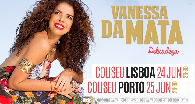 Ganha entradas e Meet & Greet para os concertos de Vanessa da Mata em Portugal