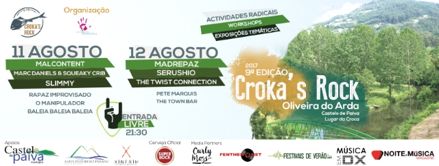 Festival Croka’s Rock regressa a Castelo de Paiva em agosto Festival Croka’s Rock regressa a Castelo de Paiva em agosto