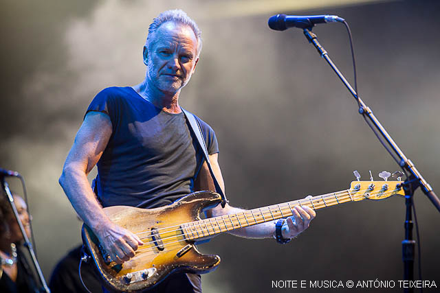 O sempre incansável Sting no MEO Marés Vivas