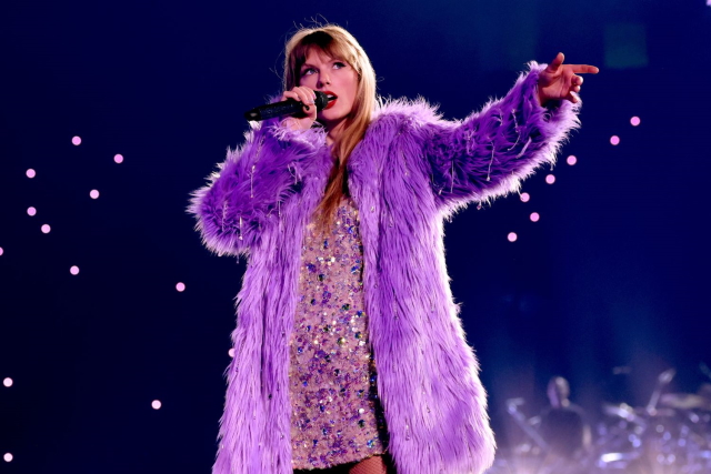 Taylor Swift no Estádio da Luz em maio de 2024